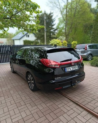 Honda Civic cena 37500 przebieg: 228000, rok produkcji 2014 z Łódź małe 92